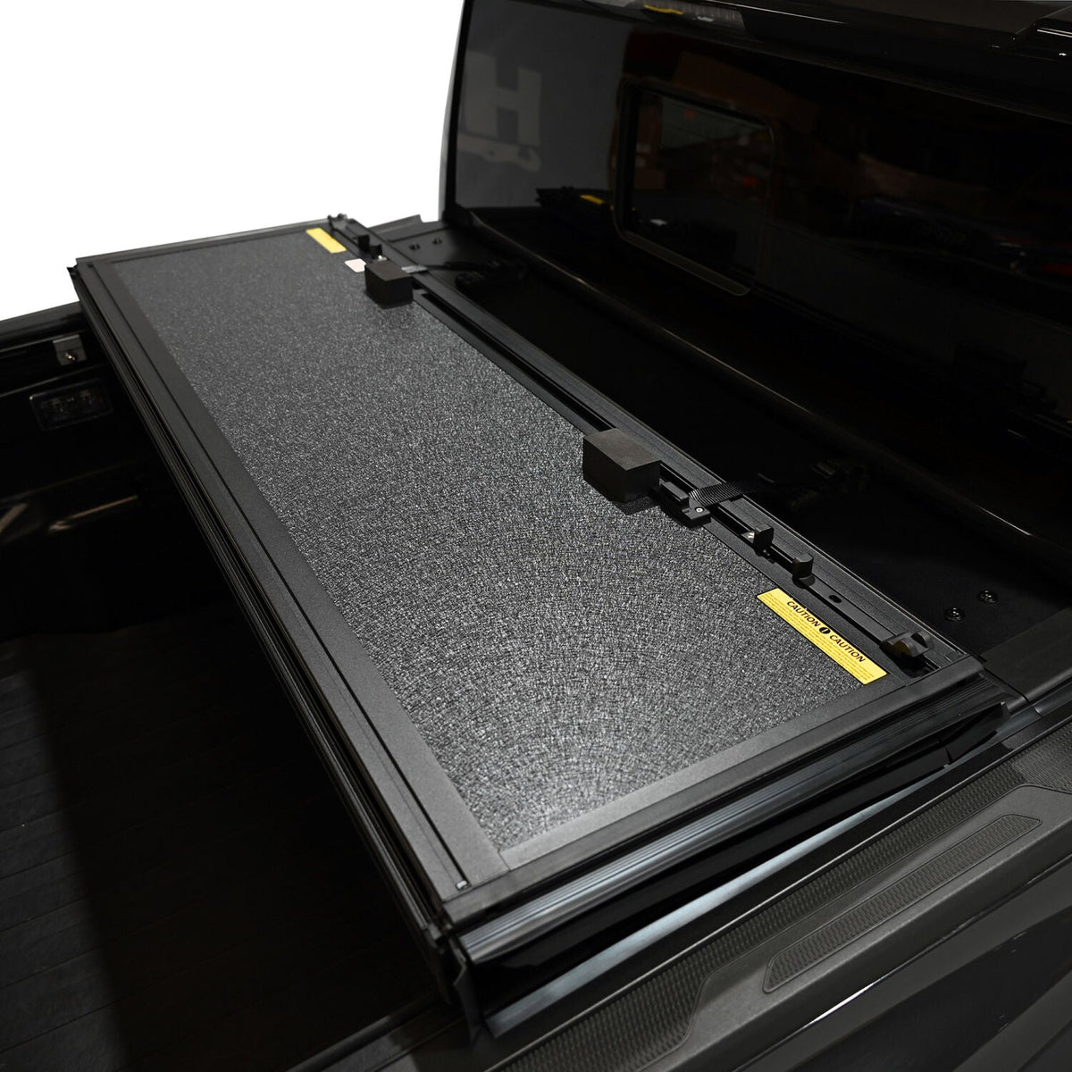 Toyota Tacoma 4th Gen 2024-2026, Westin Hard Tri-Fold Tonneau Cover, 60.3in Bed, Black, view 20