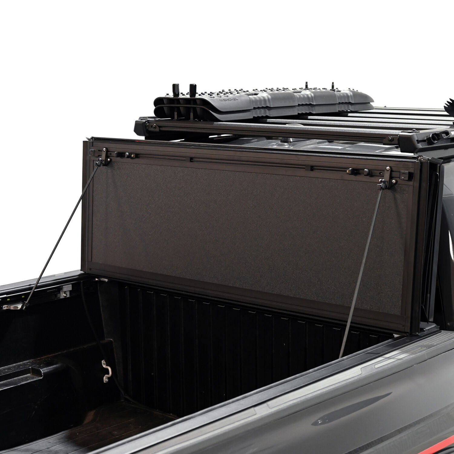 Toyota Tacoma 4th Gen 2024-2026, Westin Hard Tri-Fold Tonneau Cover, 60.3in Bed, Black, view 21