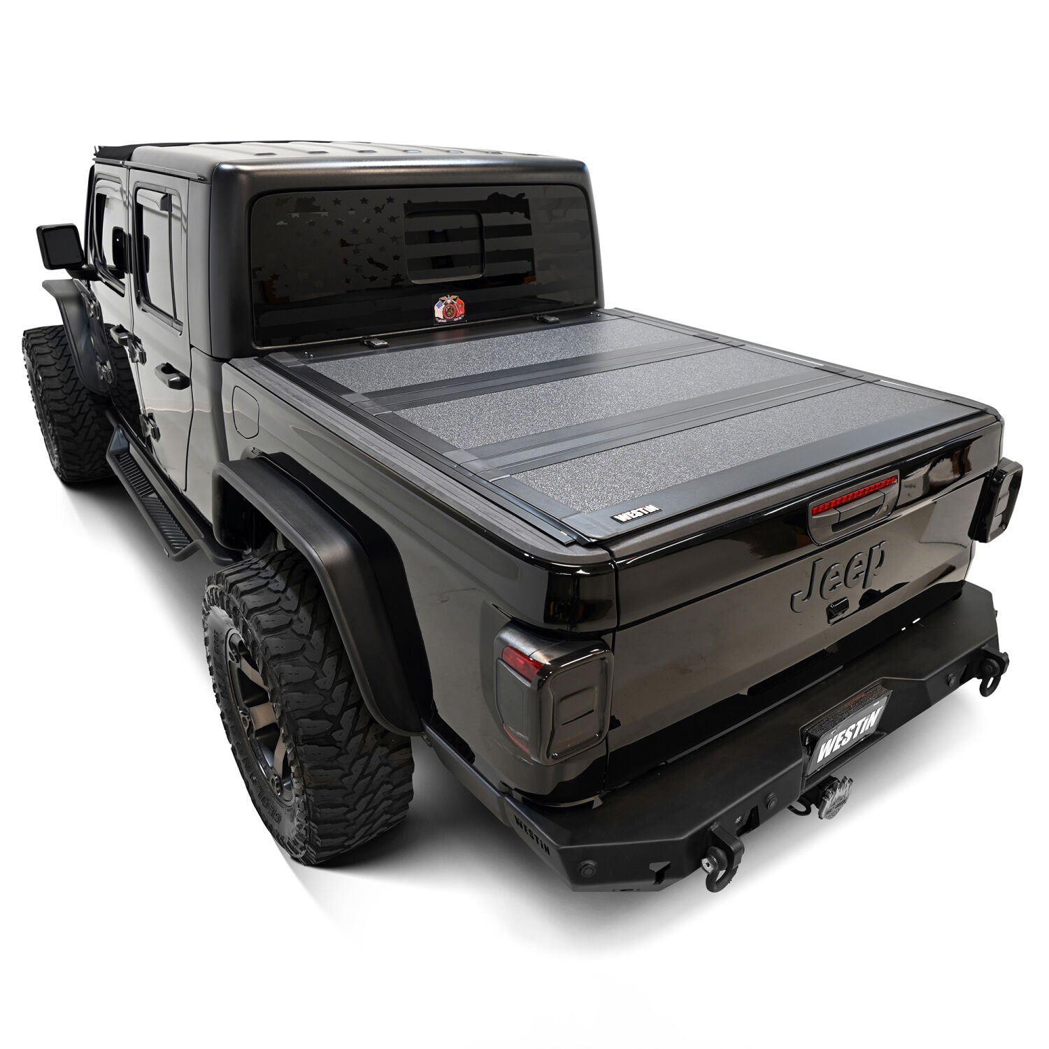Jeep Gladiator JT 2020-2026, Westin Hard Tri-Fold Tonneau Cover, view 12
