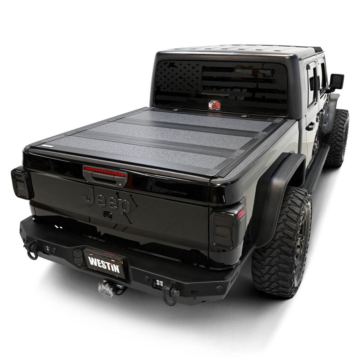 Jeep Gladiator JT 2020-2026, Westin Hard Tri-Fold Tonneau Cover, view 15