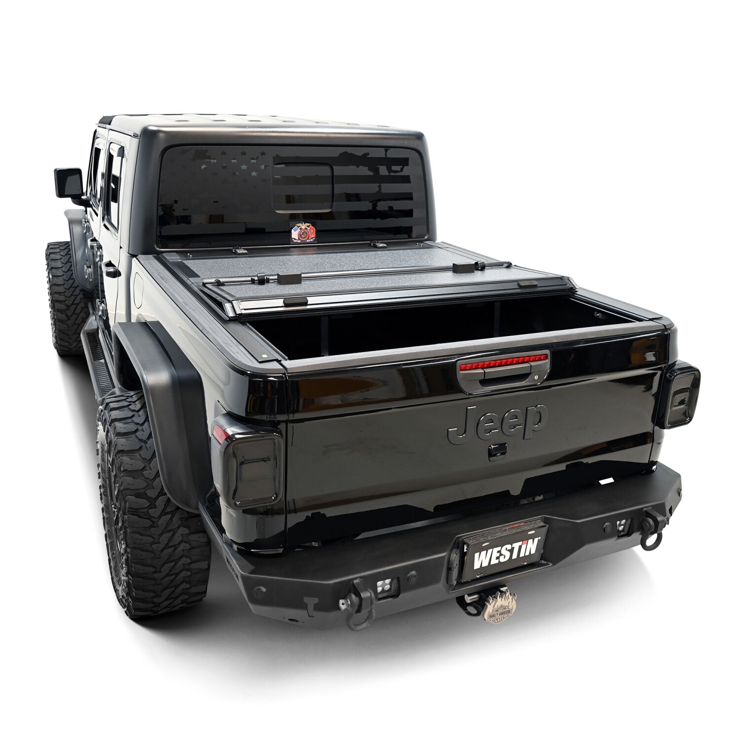Jeep Gladiator JT 2020-2026, Westin Hard Tri-Fold Tonneau Cover, view 16