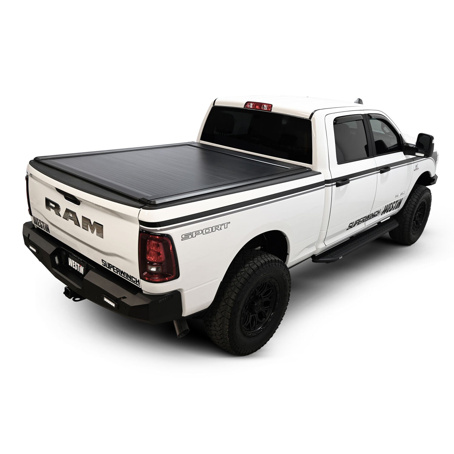 Ram 2500/3500 2019-2025, Westin Electric Retractable Tonneau Cover, 76.3in Bed, view 16
