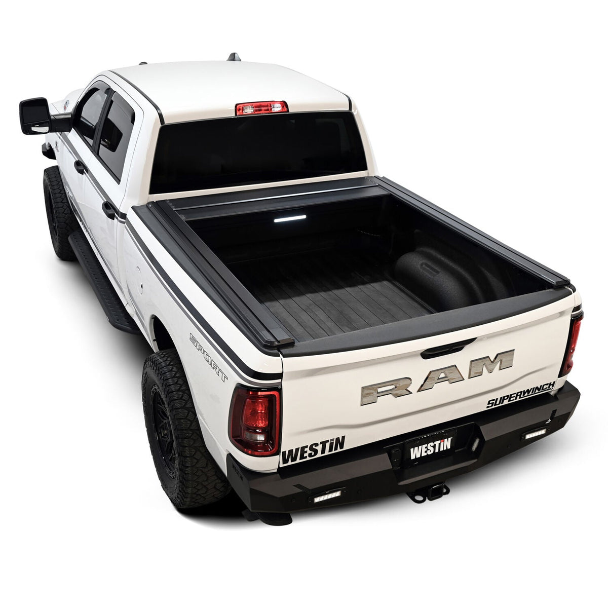 Ram 2500/3500 2019-2025, Westin Electric Retractable Tonneau Cover, 76.3in Bed, view 17