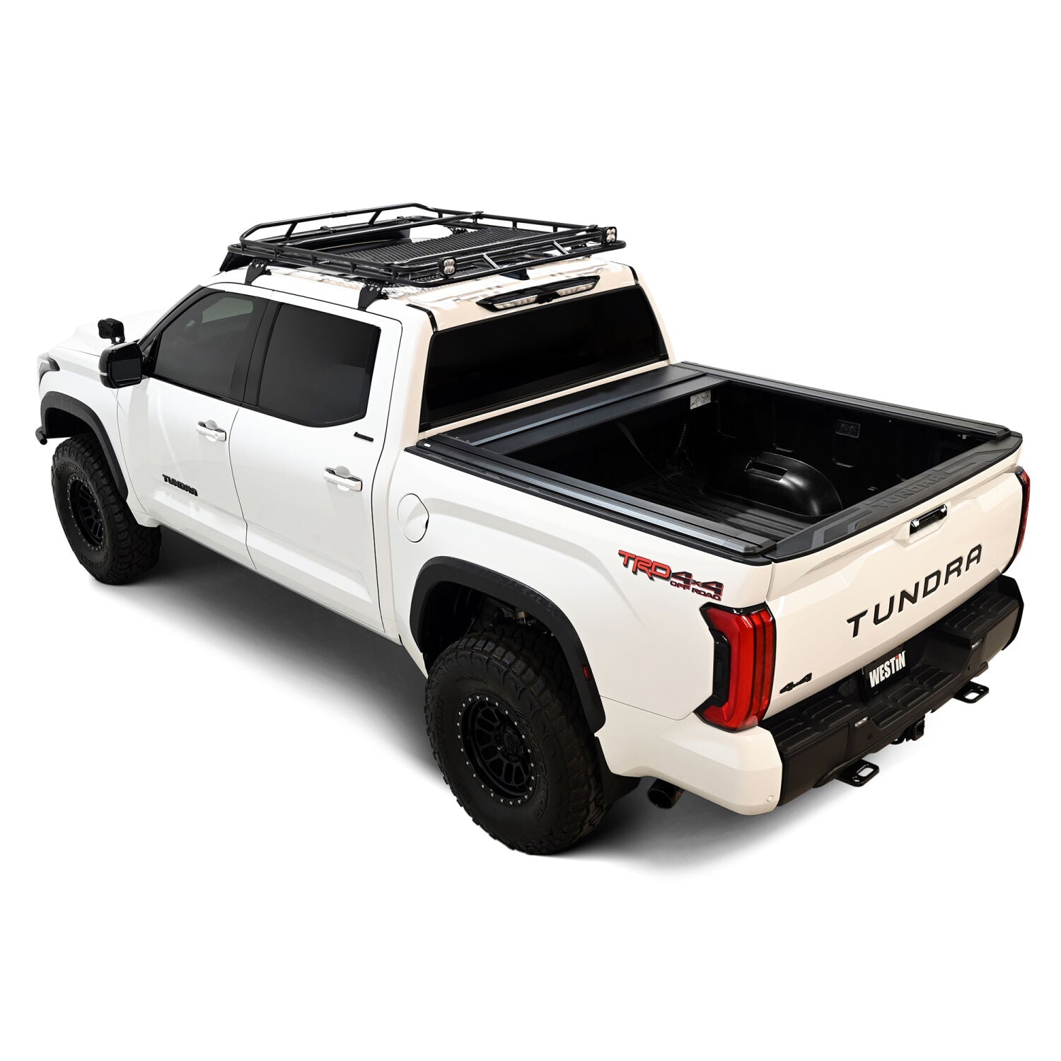 Toyota Tundra 3rd Gen 2022-2026, Westin Manual Retractable Tonneau Cover, 66.7in Bed, view 15