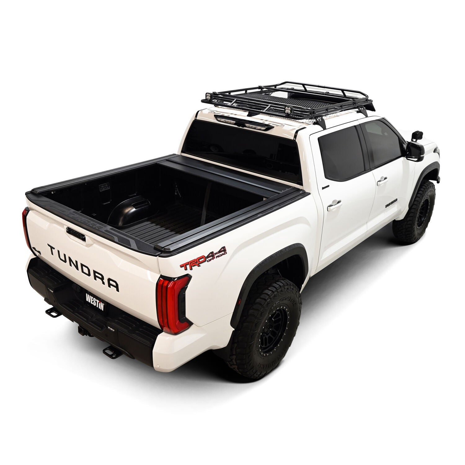 Toyota Tundra 3rd Gen 2022-2026, Westin Manual Retractable Tonneau Cover, 66.7in Bed, view 18