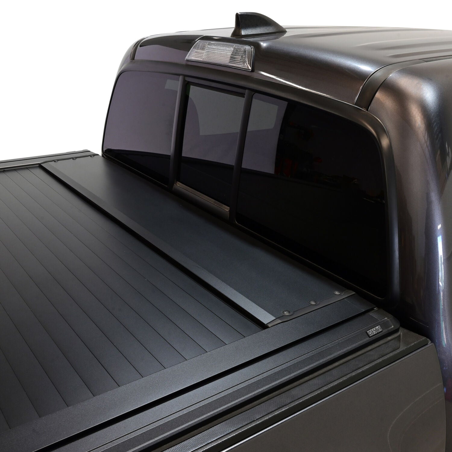 Toyota Tacoma 3rd Gen 2016-2023, Westin Manual Retractable Tonneau Cover, 60.5in Bed, Black, view 19