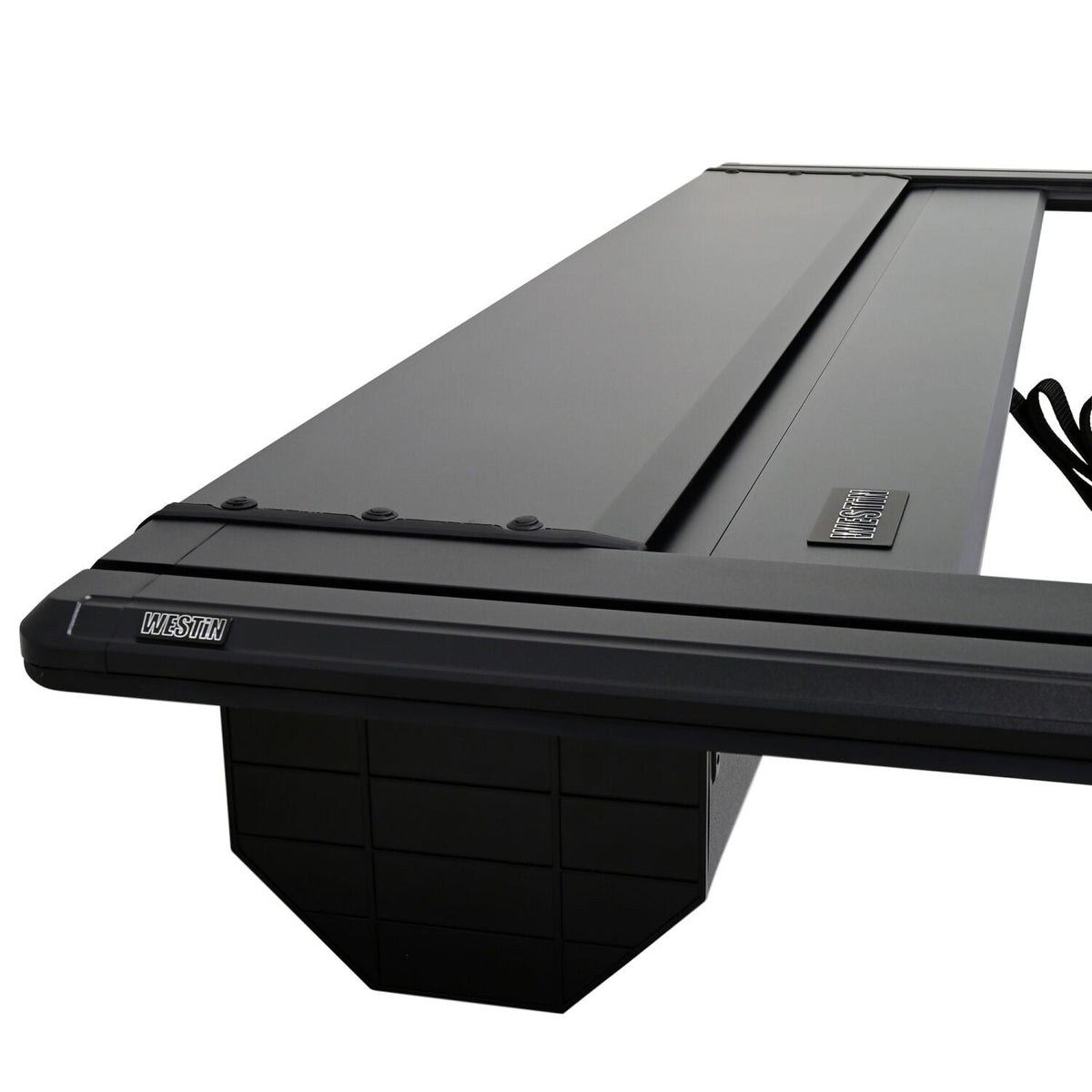 Toyota Tacoma 3rd Gen 2016-2023, Westin Manual Retractable Tonneau Cover, 60.5in Bed, Black, view 8