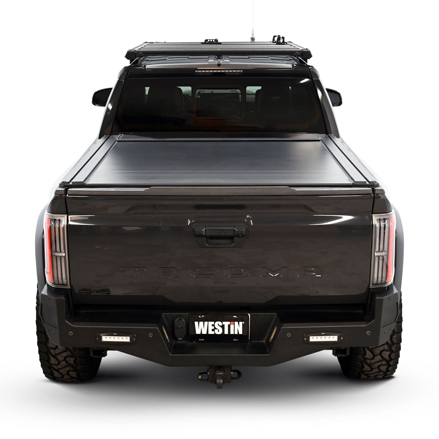 Toyota Tacoma 4th Gen 2024-2026, Westin Manual Retractable Tonneau Cover, 60.3in Bed, Black, view 14