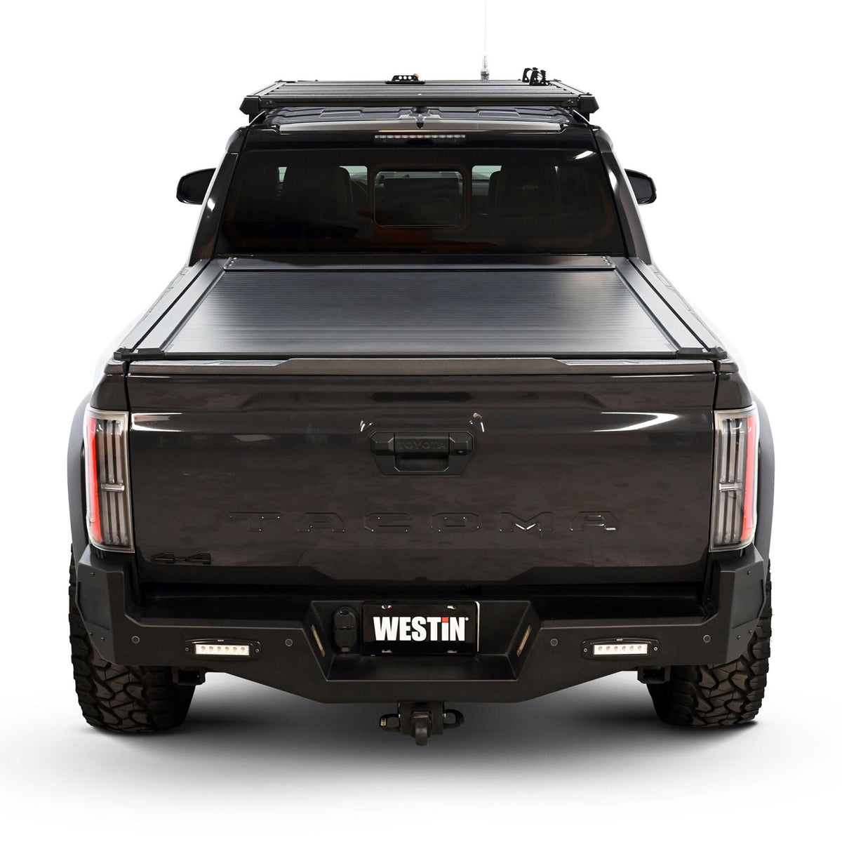 Toyota Tacoma 4th Gen 2024-2026, Westin Manual Retractable Tonneau Cover, 60.3in Bed, Black, view 14