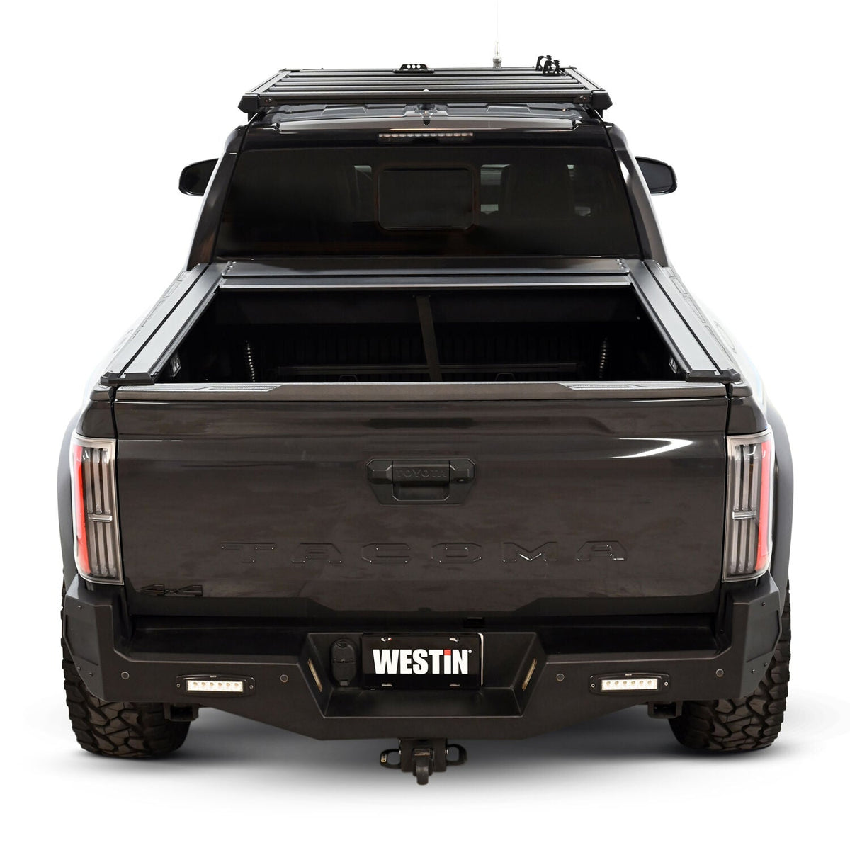 Toyota Tacoma 4th Gen 2024-2026, Westin Manual Retractable Tonneau Cover, 60.3in Bed, Black, view 17