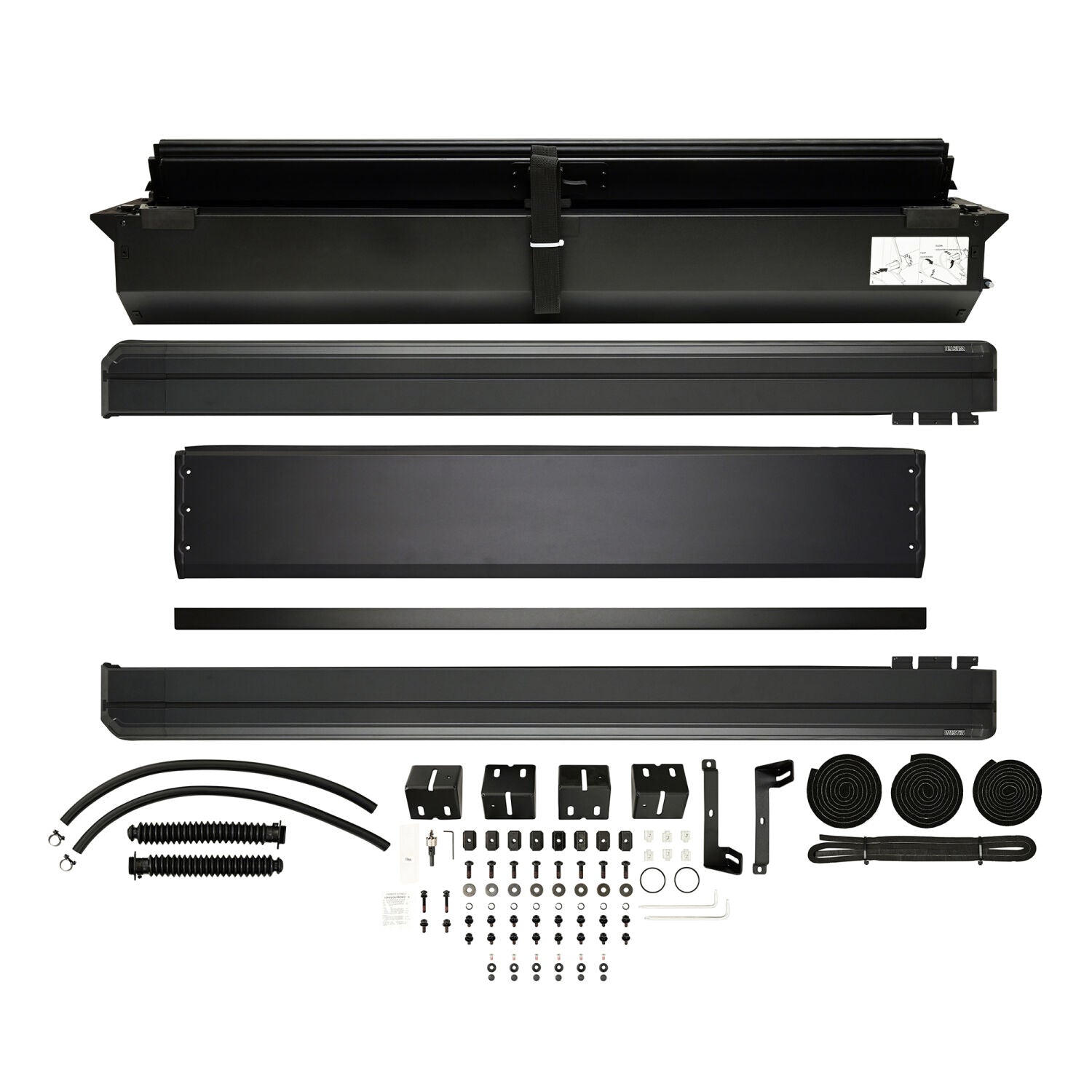 Toyota Tacoma 4th Gen 2024-2026, Westin Manual Retractable Tonneau Cover, 60.3in Bed, Black, view 11