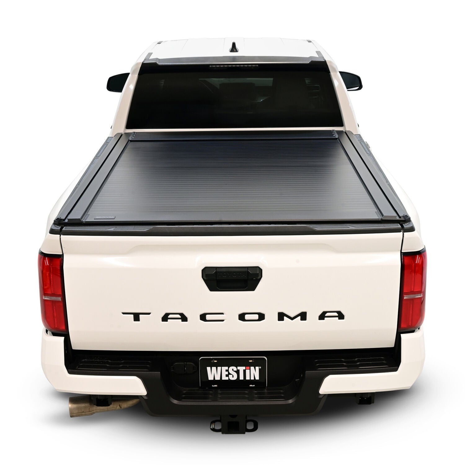 Toyota Tacoma 4th Gen 2024-2026, Westin Manual Retractable Tonneau Cover, 73.5in Bed, Black, view 14