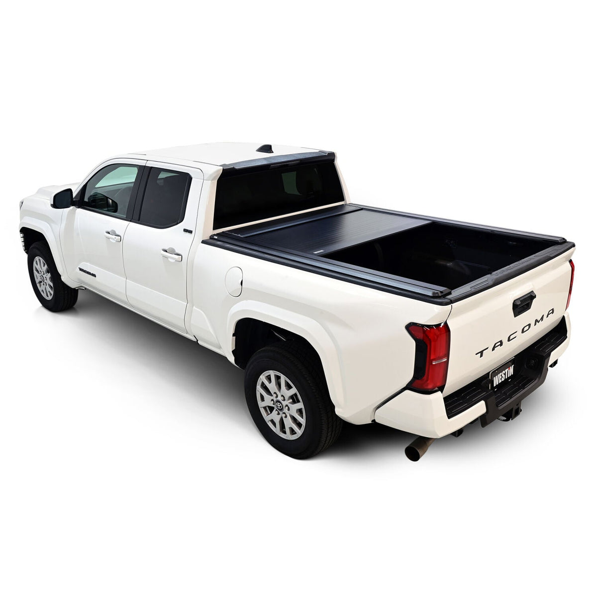 Toyota Tacoma 4th Gen 2024-2026, Westin Manual Retractable Tonneau Cover, 73.5in Bed, Black, view 16