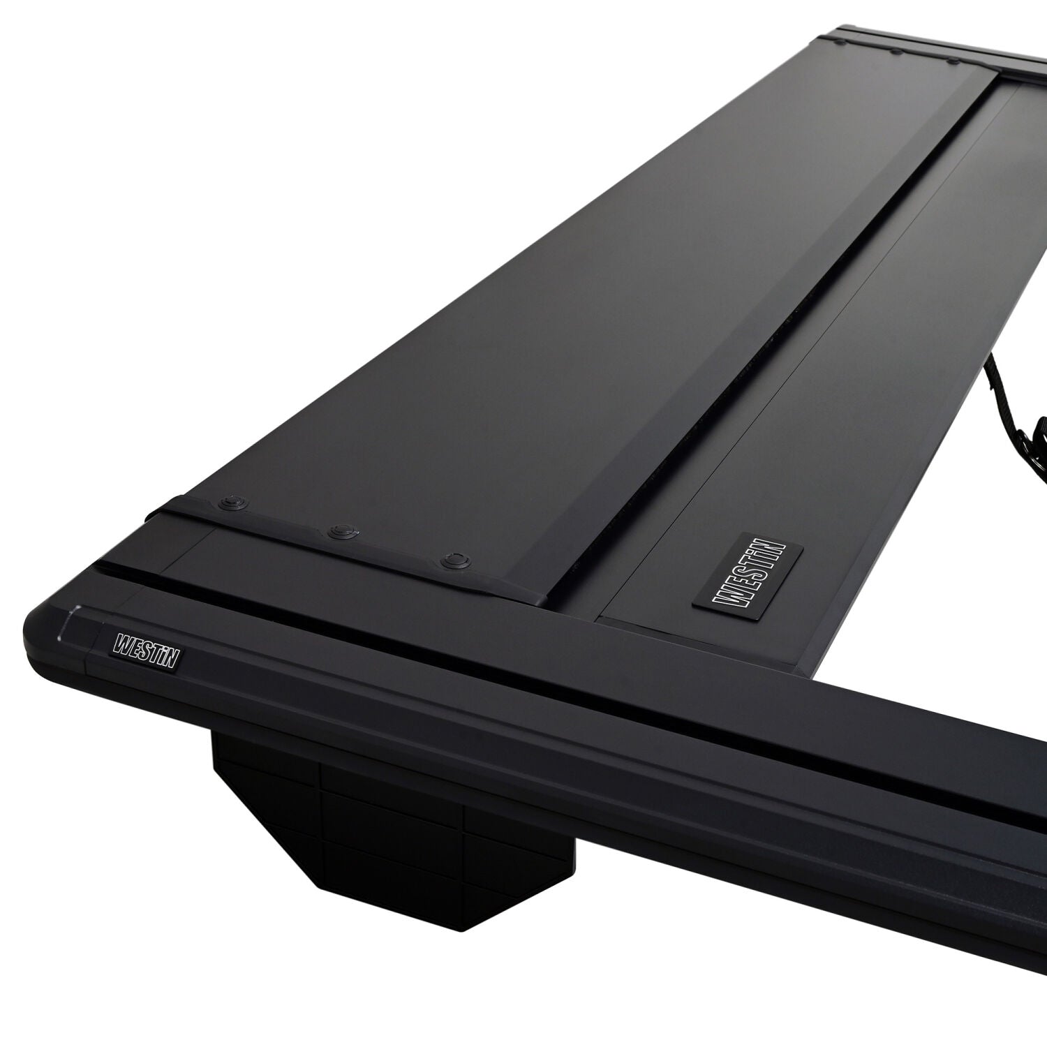 Toyota Tacoma 4th Gen 2024-2026, Westin Manual Retractable Tonneau Cover, 73.5in Bed, Black, view 8