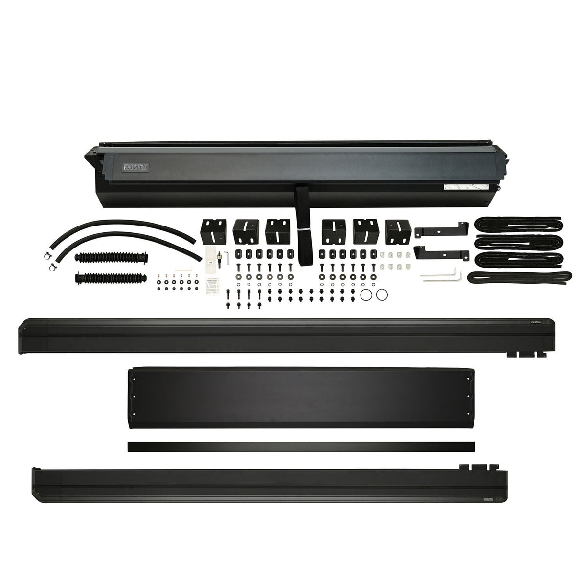 Toyota Tacoma 4th Gen 2024-2026, Westin Manual Retractable Tonneau Cover, 73.5in Bed, Black, view 12