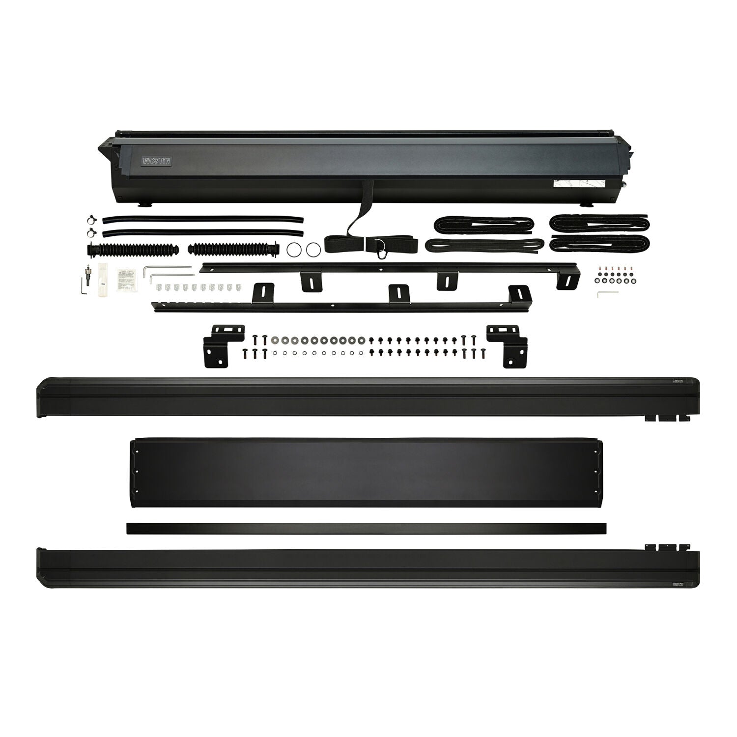 Chevrolet Silverado 2500 HD/3500 HD & GMC Sierra 2500 HD/3500 HD 2020-2026, Westin Manual Retractable Tonneau Cover, 82.2in Bed, Black, view 12