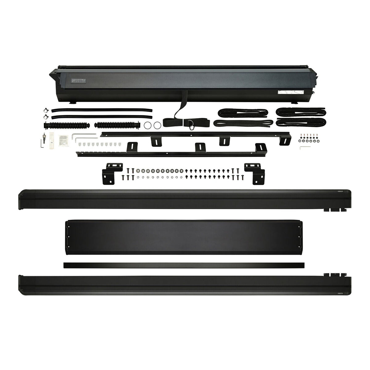 Chevrolet Silverado 2500 HD/3500 HD & GMC Sierra 2500 HD/3500 HD 2020-2026, Westin Manual Retractable Tonneau Cover, 82.2in Bed, Black, view 12