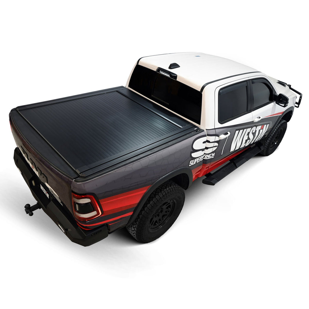 Ram 1500 2019-2026, Westin Manual Retractable Tonneau Cover, 67.4in Bed, Black, view 17