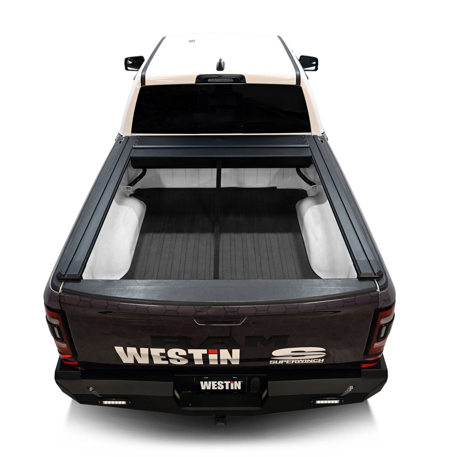 Ram 1500 2019-2026, Westin Manual Retractable Tonneau Cover, 67.4in Bed, Black, view 20