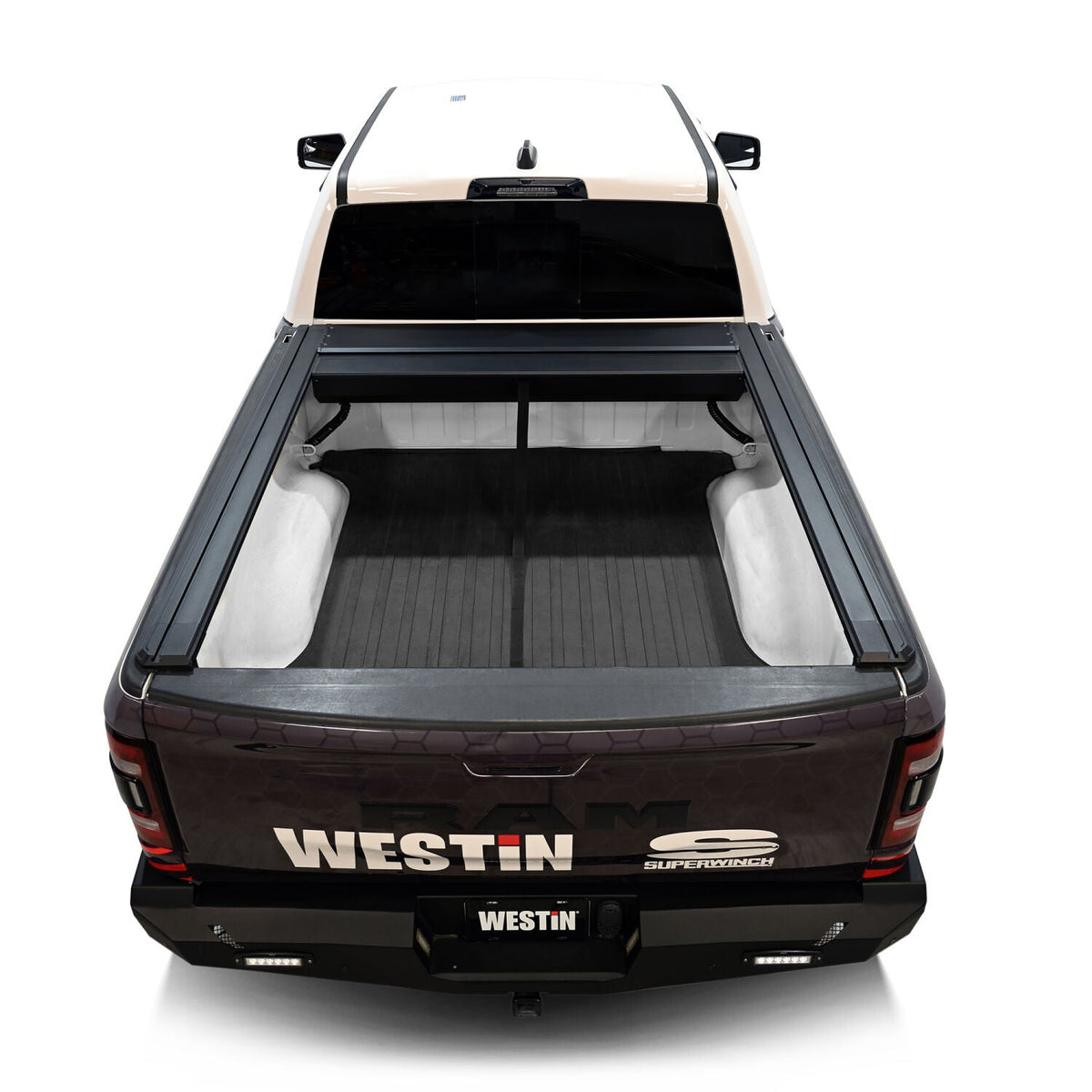 Ram 1500 2019-2026, Westin Manual Retractable Tonneau Cover, 67.4in Bed, Black, view 20