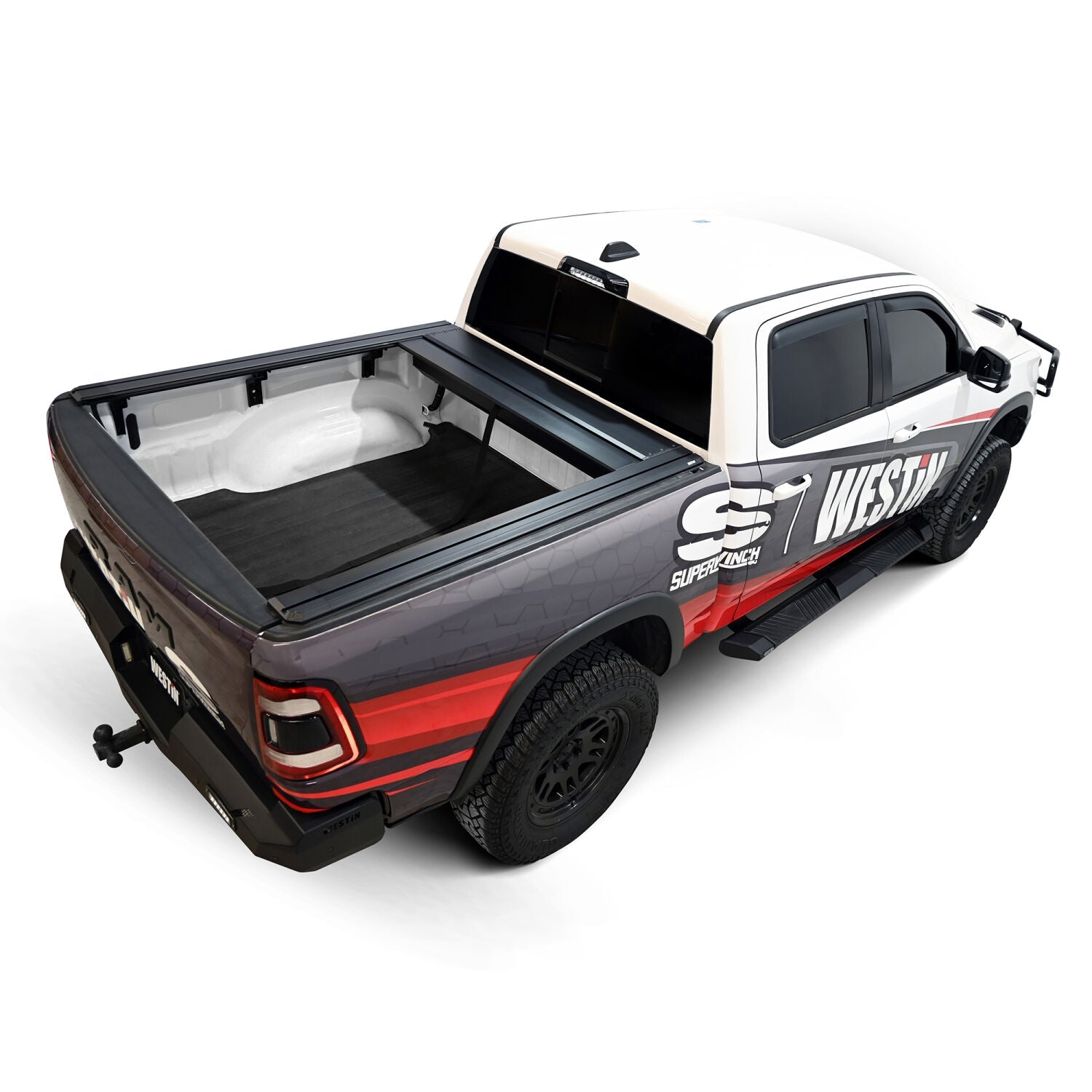 Ram 1500 2019-2026, Westin Manual Retractable Tonneau Cover, 67.4in Bed, Black, view 21