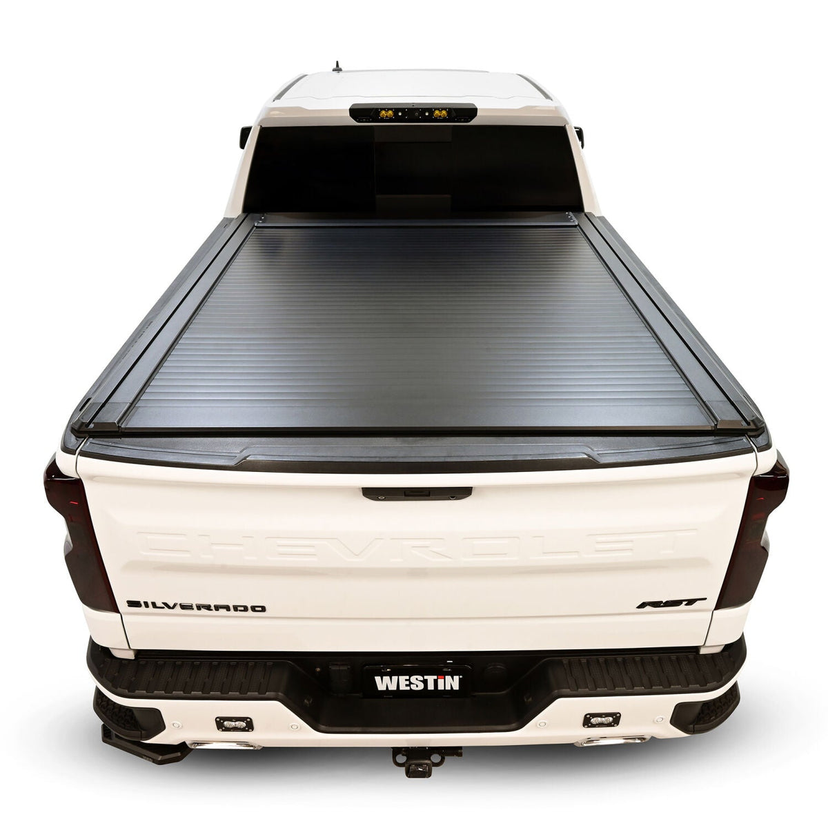 Chevrolet Silverado 1500 & GMC Sierra 1500 2019-2026, Westin Manual Retractable Tonneau Cover, 79.4in Bed, Black, view 2