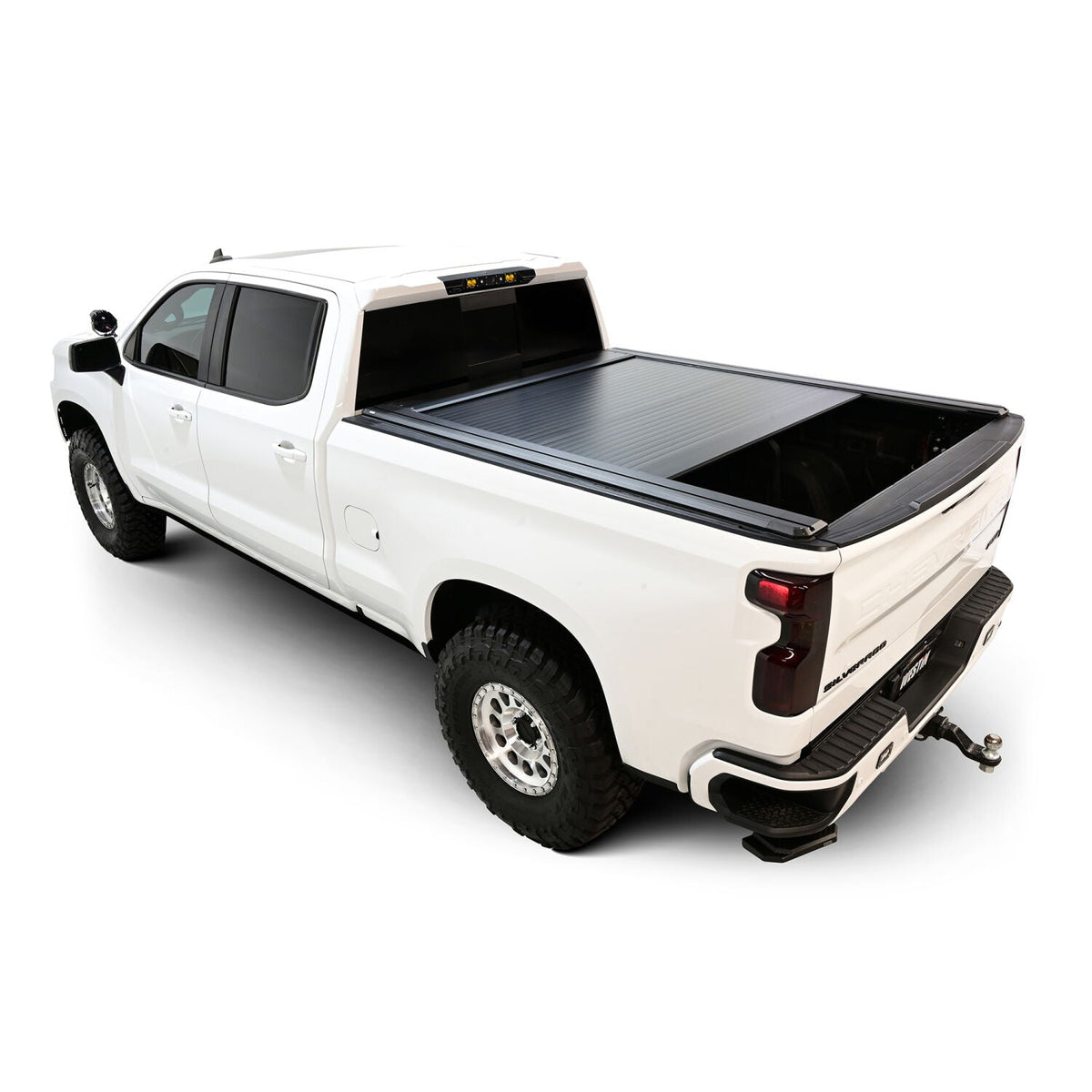 Chevrolet Silverado 1500 & GMC Sierra 1500 2019-2026, Westin Manual Retractable Tonneau Cover, 79.4in Bed, Black, view 4