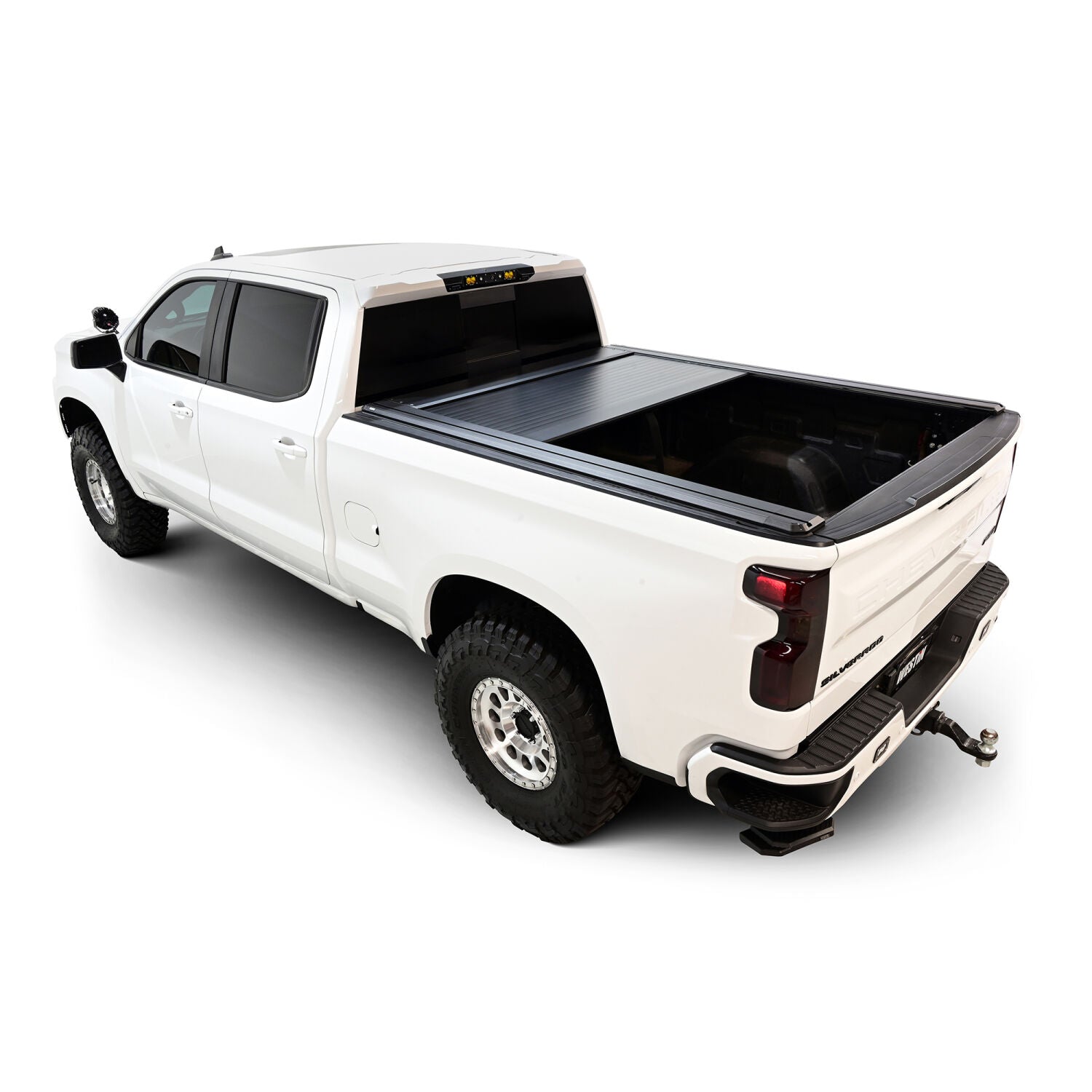 Chevrolet Silverado 1500 & GMC Sierra 1500 2019-2026, Westin Manual Retractable Tonneau Cover, 79.4in Bed, Black, view 5