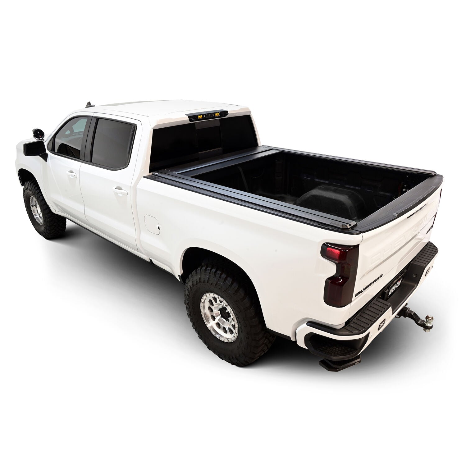 Chevrolet Silverado 1500 & GMC Sierra 1500 2019-2026, Westin Manual Retractable Tonneau Cover, 79.4in Bed, Black, view 6