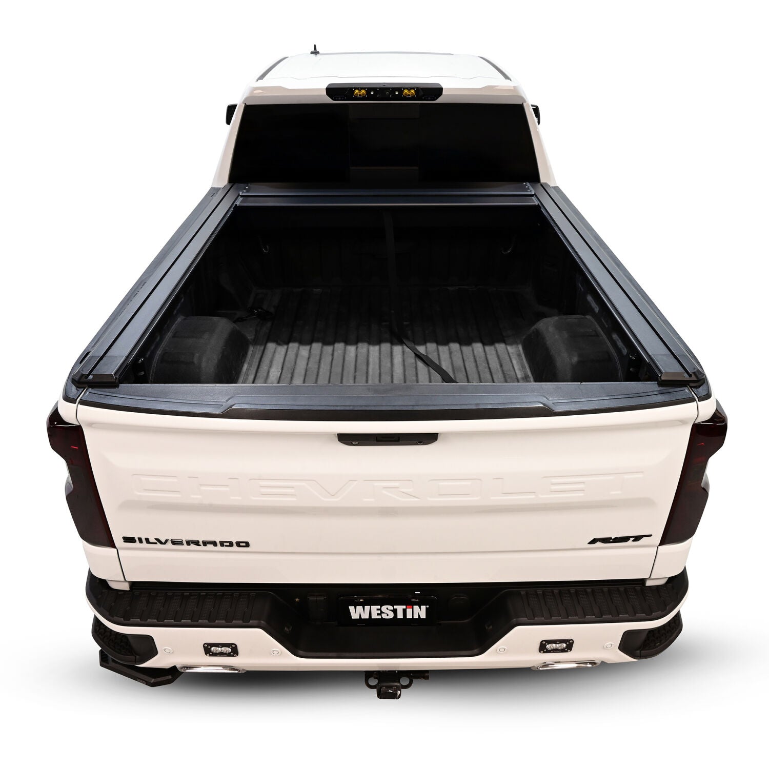 Chevrolet Silverado 1500 & GMC Sierra 1500 2019-2026, Westin Manual Retractable Tonneau Cover, 79.4in Bed, Black, view 7