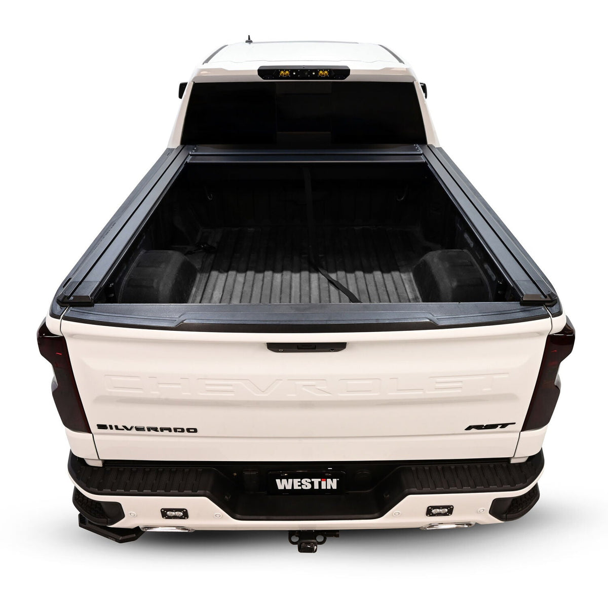 Chevrolet Silverado 1500 & GMC Sierra 1500 2019-2026, Westin Manual Retractable Tonneau Cover, 79.4in Bed, Black, view 7