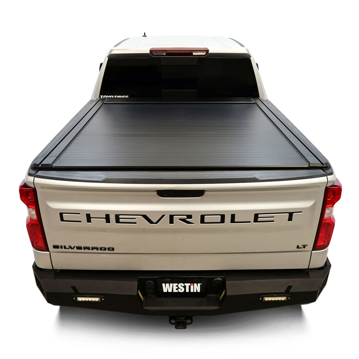Chevrolet Silverado 1500 & GMC Sierra 1500 2019-2026, Westin Manual Retractable Tonneau Cover, 69.9in Bed, Black, view 14