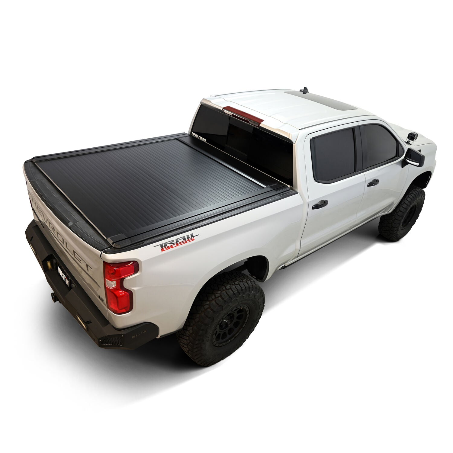 Chevrolet Silverado 1500 & GMC Sierra 1500 2019-2026, Westin Manual Retractable Tonneau Cover, 69.9in Bed, Black, view 15