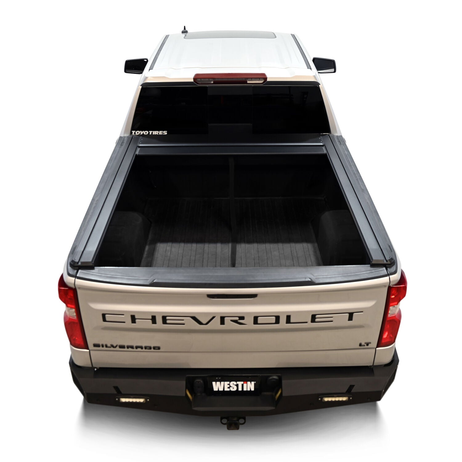 Chevrolet Silverado 1500 & GMC Sierra 1500 2019-2026, Westin Manual Retractable Tonneau Cover, 69.9in Bed, Black, view 18