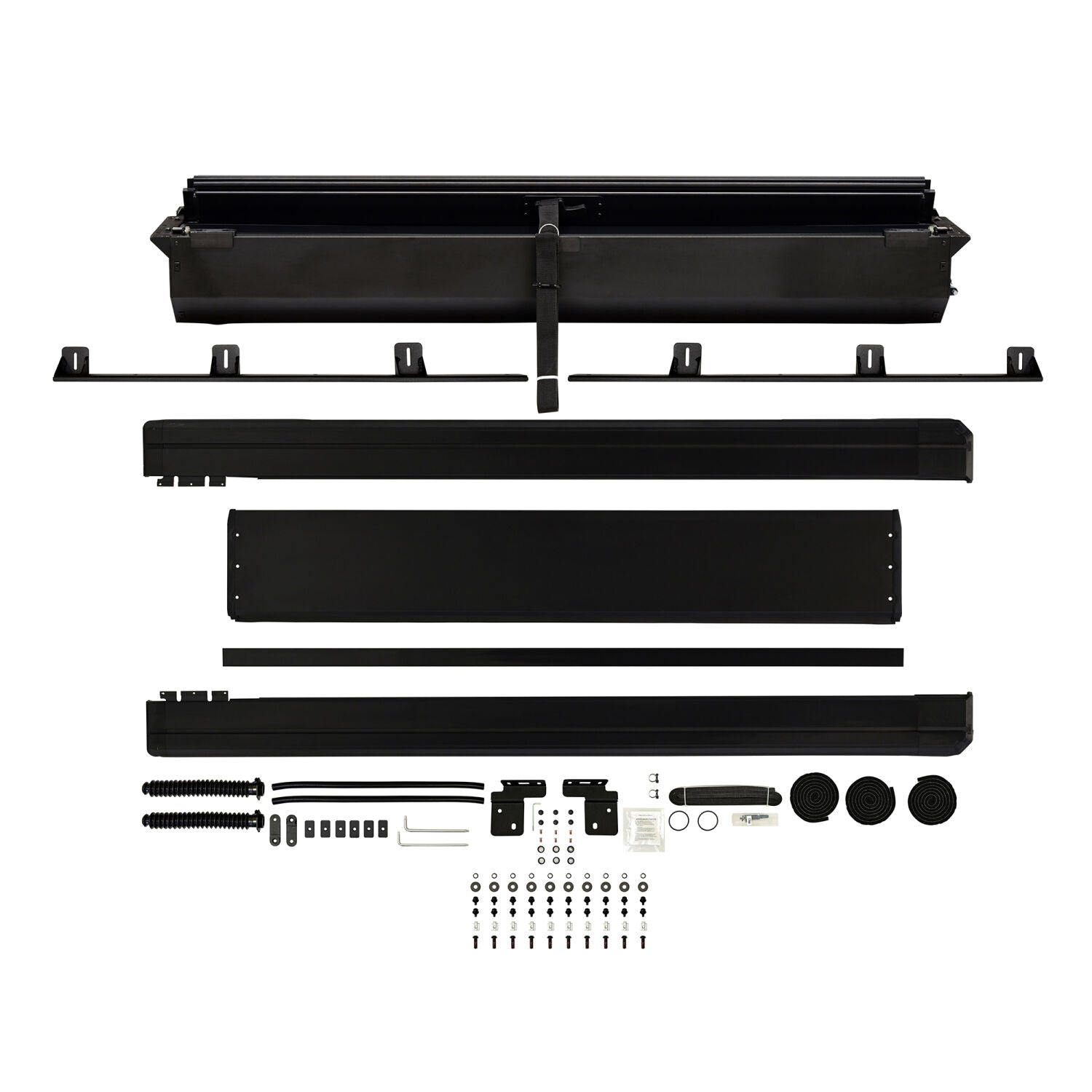 Chevrolet Silverado 1500 & GMC Sierra 1500 2019-2026, Westin Manual Retractable Tonneau Cover, 69.9in Bed, Black, view 12