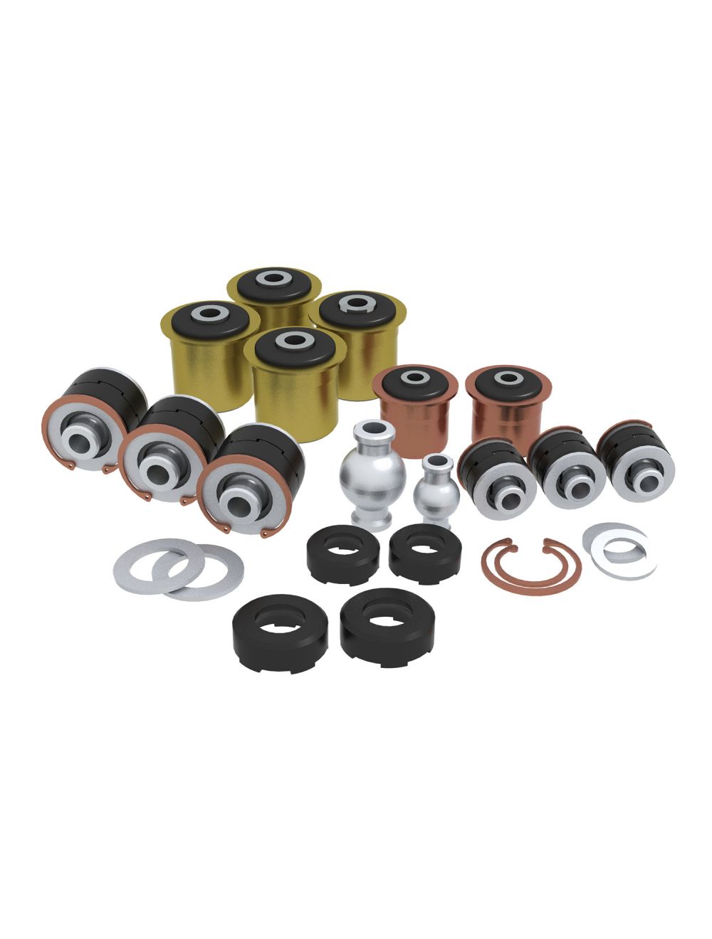 Jeep Wrangler TJ 1997-2006, TeraFlex Joint Rebuild Kit, 8 Short Control Arms