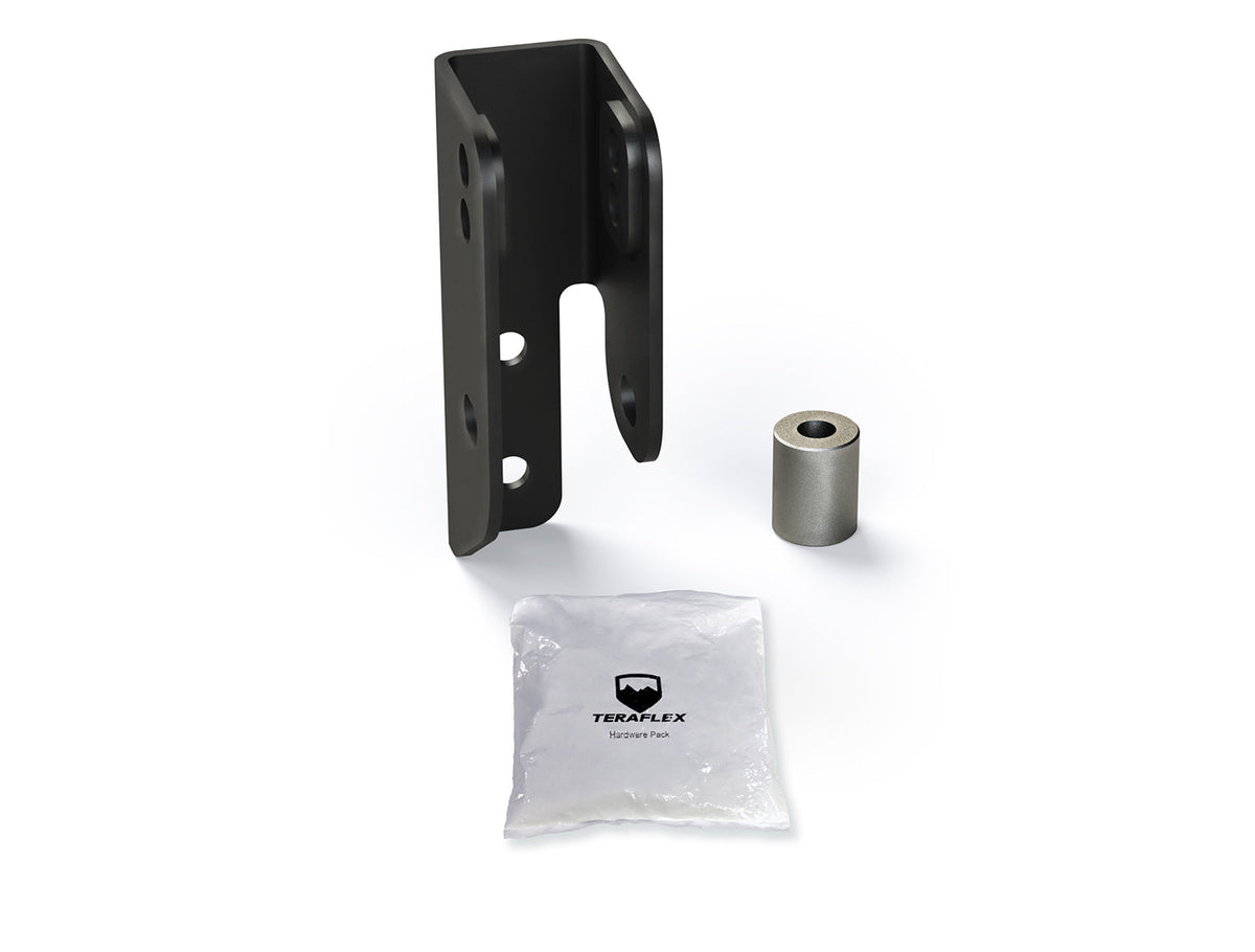 Jeep Wrangler JK/JL 2007-2026, TeraFlex Rear Lower Track Bar Bracket Kit, 2.5-4.5in Lift