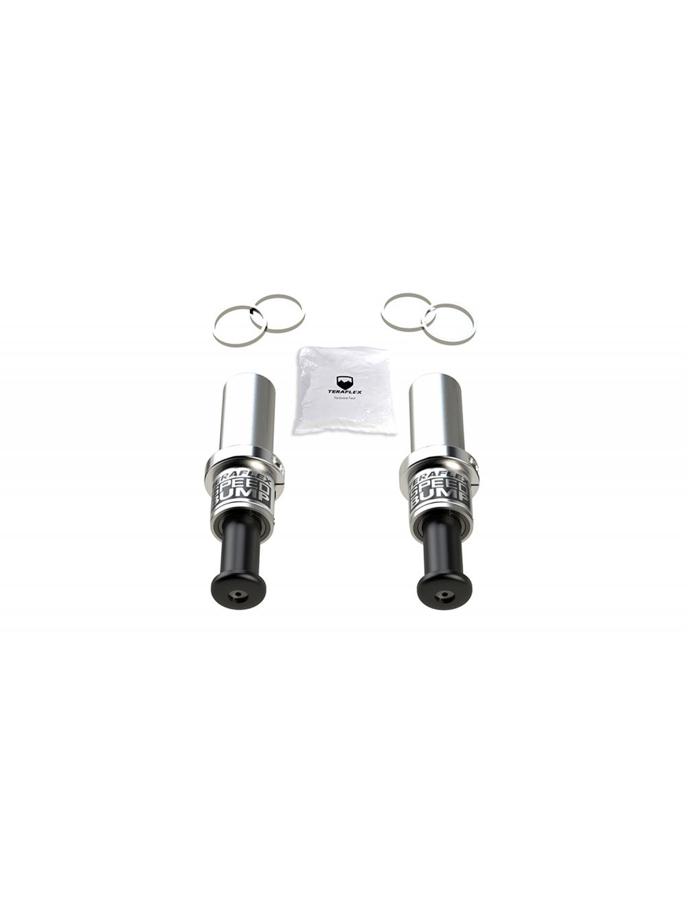 Jeep Wrangler JK 2007-2018 & Gladiator JT 2020-2026, TeraFlex 2in-Stroke SpeedBump Bump Stop Kit, Front, 2.5-3.5in Lift