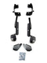 Jeep Wrangler JK 2007-2018, TeraFlex Long Arm Bracket Kit, 3-6in Lift