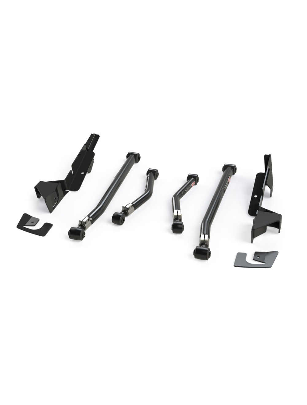 Jeep Wrangler JK 2007-2018, TeraFlex Alpine IR Rear Long Control Arm Kit with Brackets, 3-6in Lift