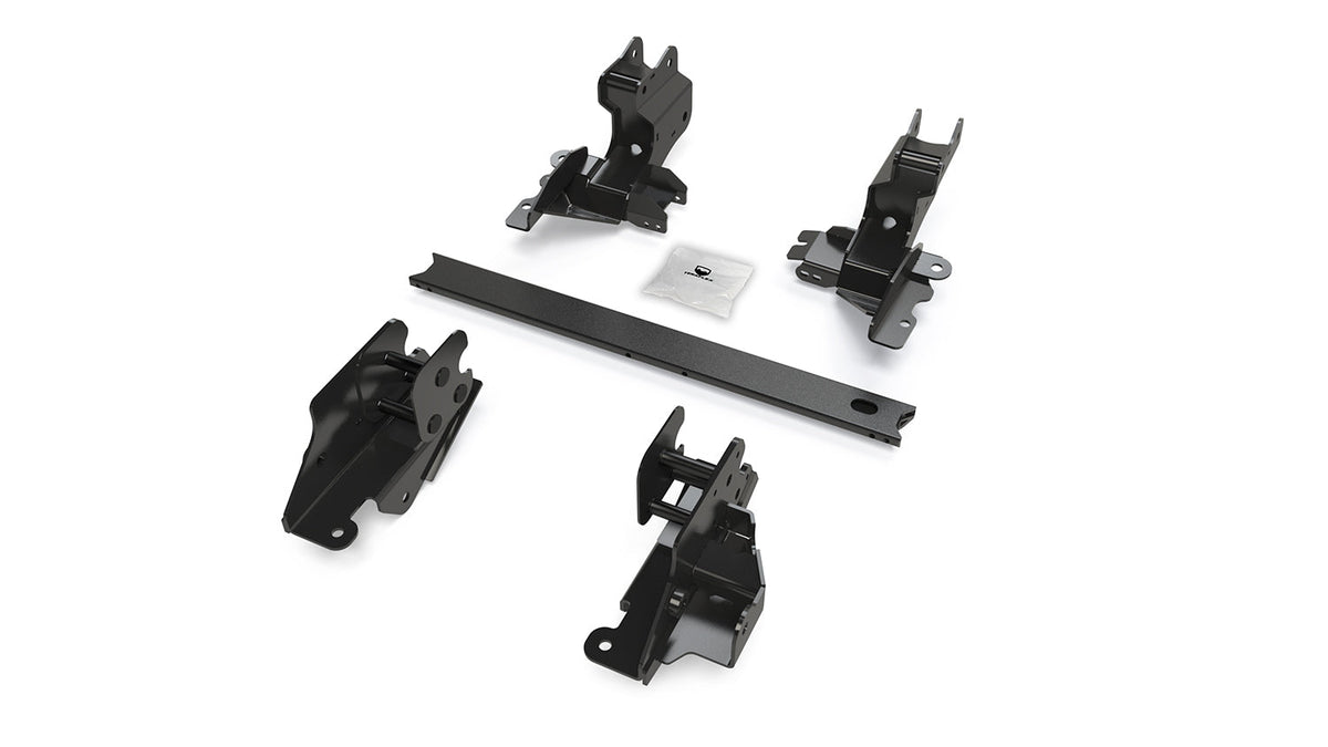 Jeep Wrangler JK/JL 4-Door 2007-2026, TeraFlex Long Arm Bracket Kit, 3-6in Lift