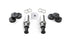 Jeep Wrangler JK/JL & Gladiator JT 2007-2026, TeraFlex 3in-Stroke SpeedBump Bump Stop Kit, Front, 4.5in Lift