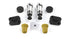 Jeep Gladiator JT 2020-2026, TeraFlex 2in Stroke SpeedBump and Progressive Bump Stop Kit, Front and Rear, 2.5-3.5in Lift