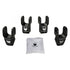 Jeep Wrangler JK/JL 2007-2021, TeraFlex 2in Shock Extension Bracket Kit, Front and Rear, 2-2.5in Lift