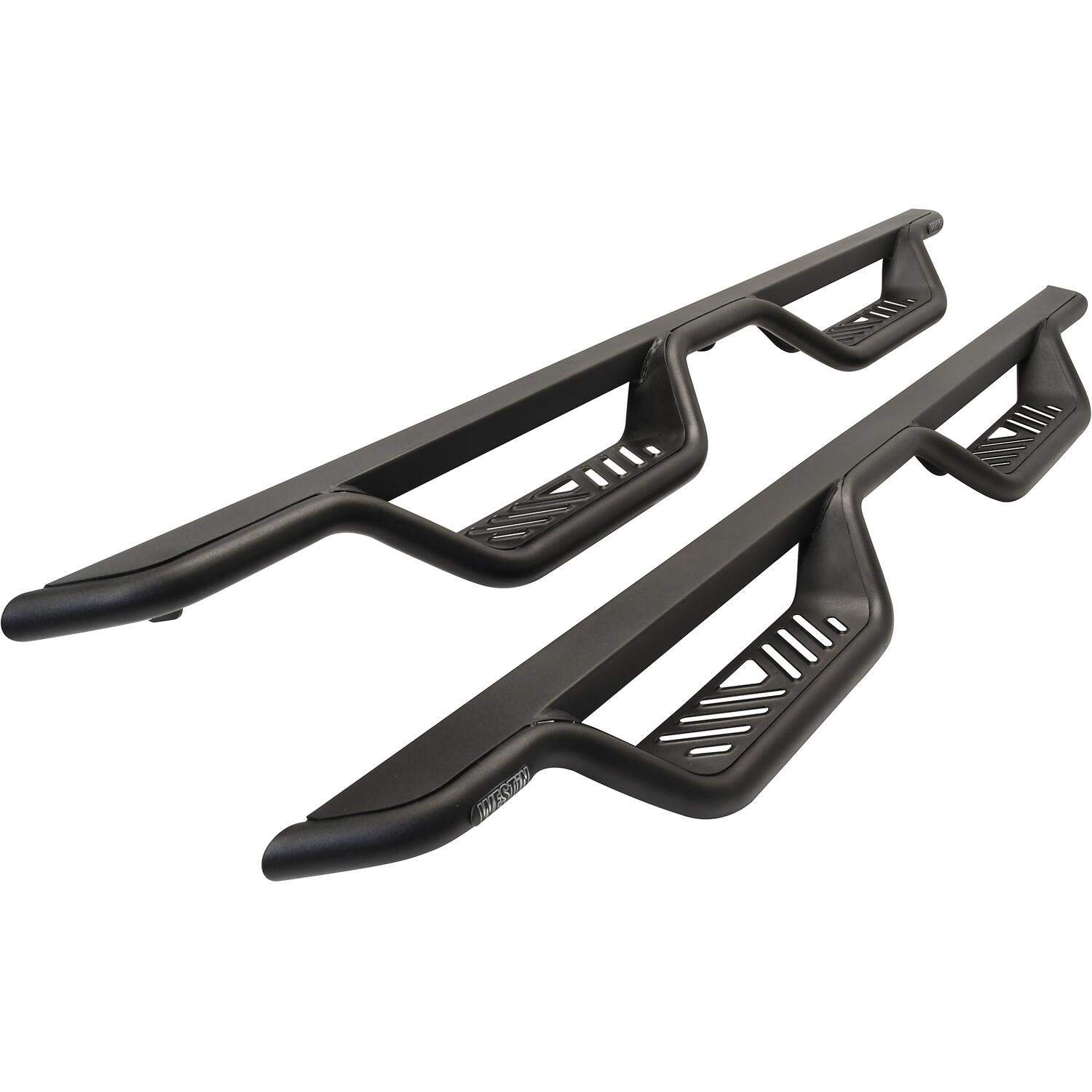 Chevrolet Silverado & GMC Sierra 1999-2019, Westin Outlaw Drop Nerf Step Bars, Extended Cab, Textured Black