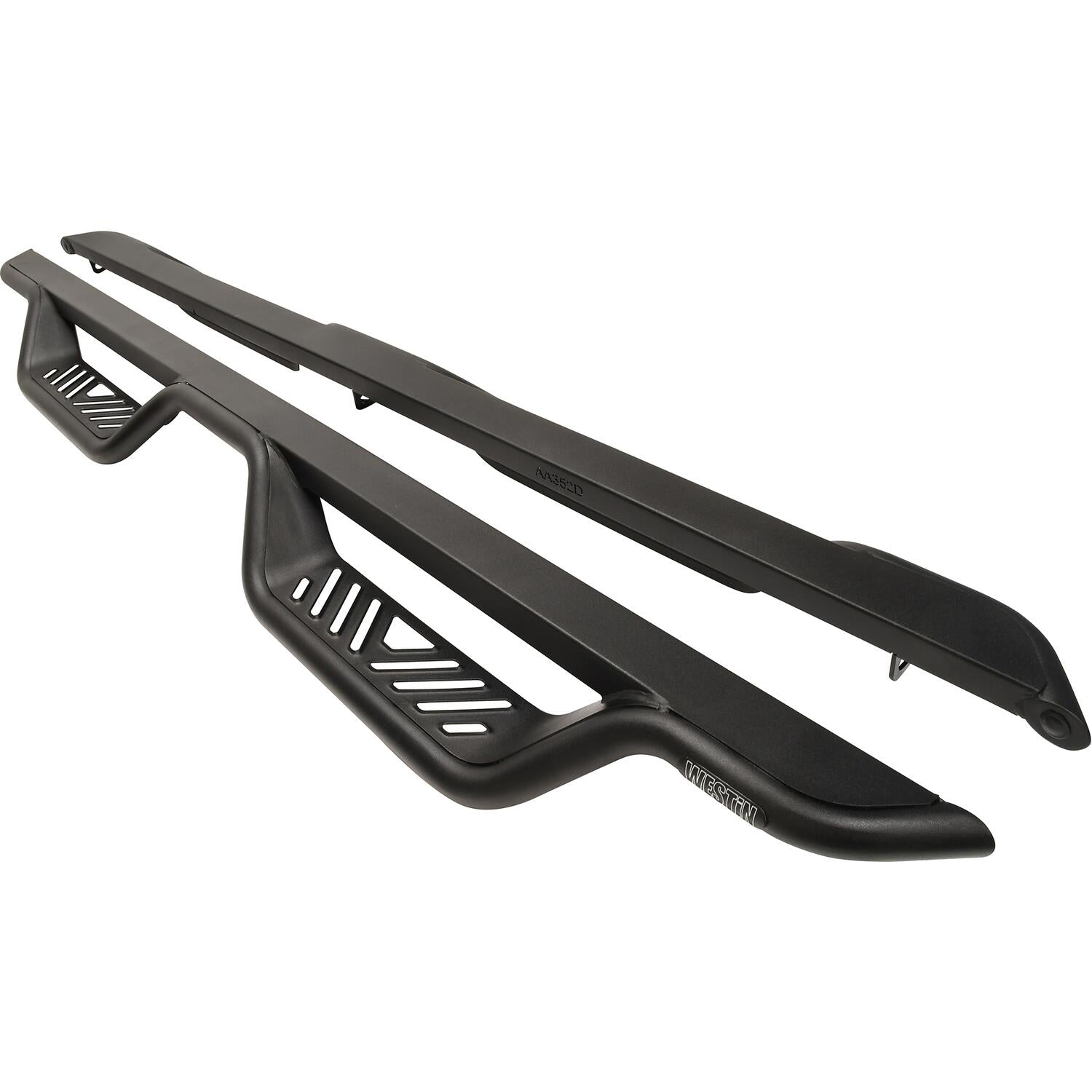 Chevrolet Silverado & GMC Sierra 1999-2019, Westin Outlaw Drop Nerf Step Bars, Extended Cab, Textured Black, view 2
