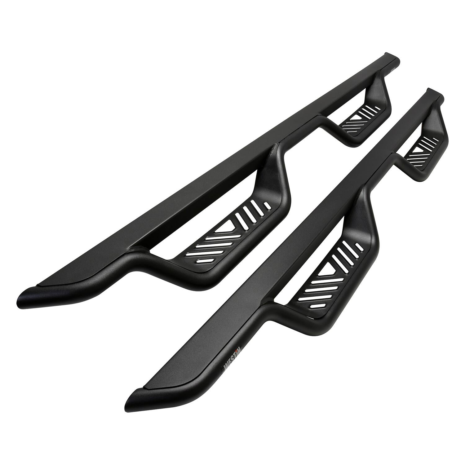 Toyota Tacoma 2005-2023, Westin Outlaw Drop Nerf Step Bars, Crew Cab, Textured Black