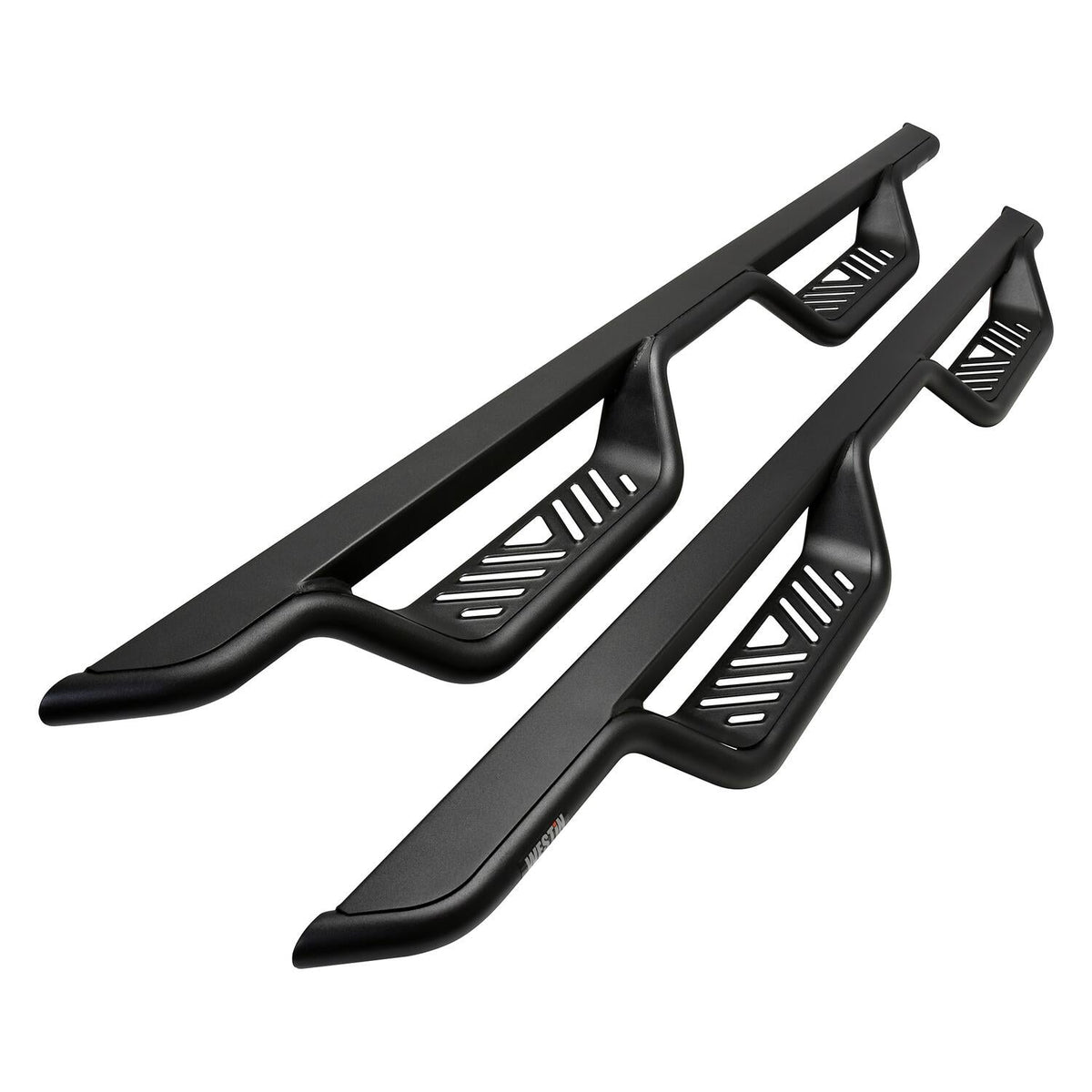 Toyota Tacoma 2005-2023, Westin Outlaw Drop Nerf Step Bars, Crew Cab, Textured Black