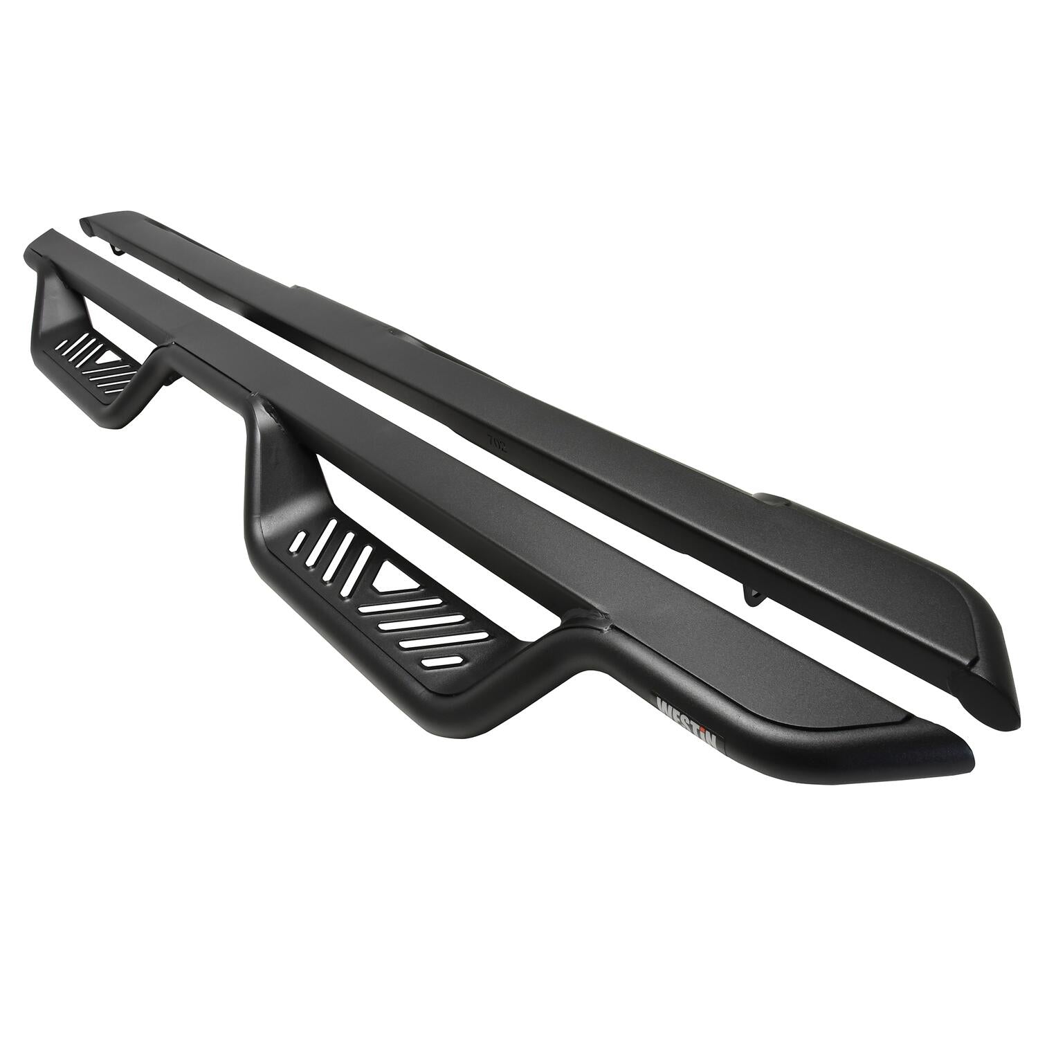 Toyota Tundra 2nd Gen 2007-2021, Westin Outlaw Drop Nerf Step Bars, Extended Cab, Textured Black, view 2
