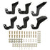 Toyota Tundra 2nd Gen 2007-2021, Westin Outlaw Drop Nerf Step Bars, Extended Cab, Textured Black, view 5